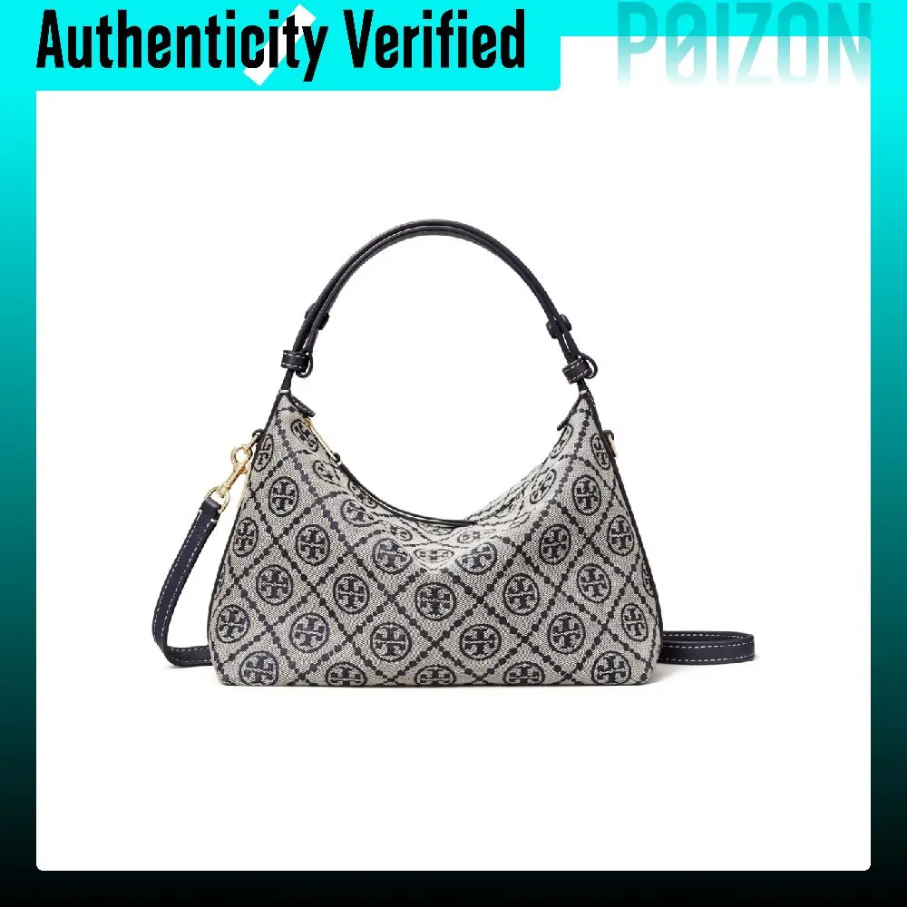 TORY BURCH Fabric With Cow Leather Lunch Box Handbags Regular Women's Marine Blue 185925-405