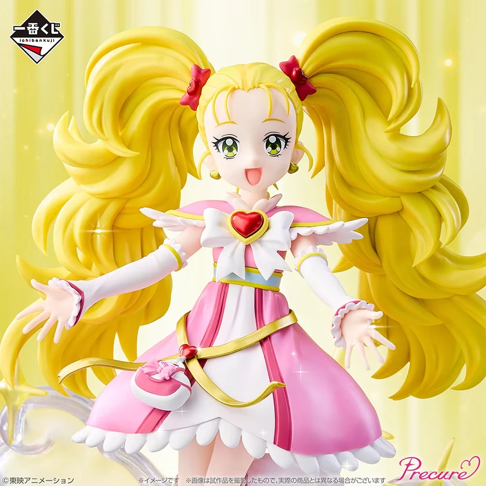 100% الأصلي بانداي الأرواح Ichiban Kuji Futari Wa Precure ماكس علاج القلب أسود لامع مضيئة علاج الأبيض جمع سلسلة
