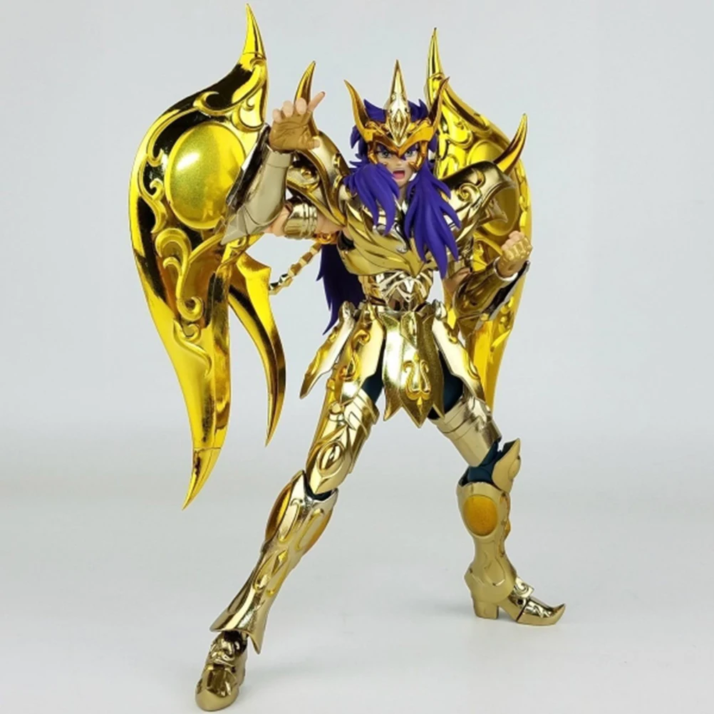 

GT Model Saint Seiya Myth Cloth EX Scorpio Milo Soul of God SOG Metal PVC Armor Action Model Figurines Saint Great Toys Model