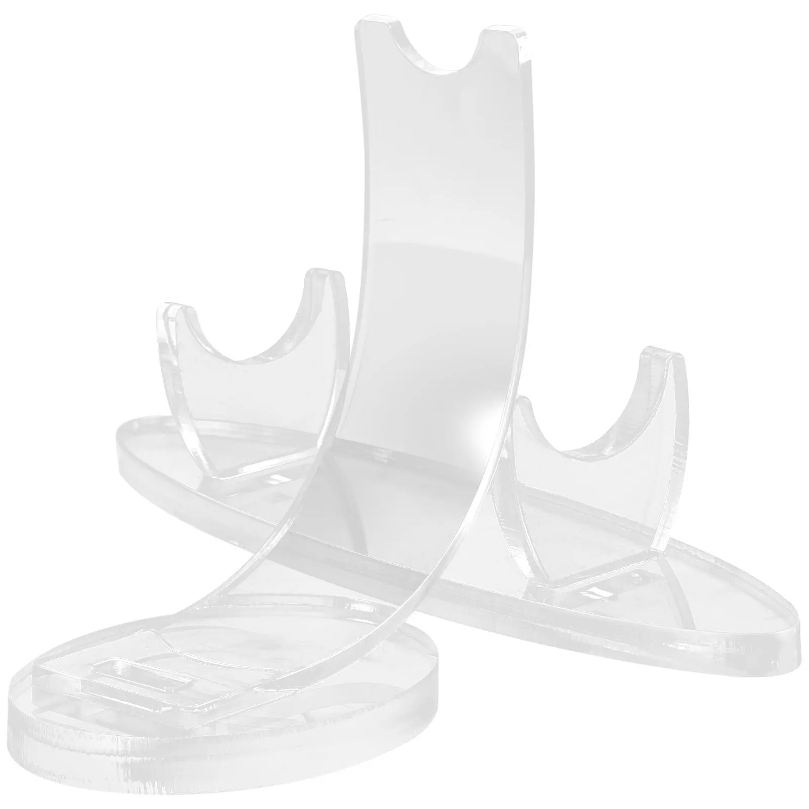 

2Pcs Acrylic Pen Holder Stand Multipurpose Brush Rack Quick-Access Organizer for Pens Pencils Ballpoint Nail Art