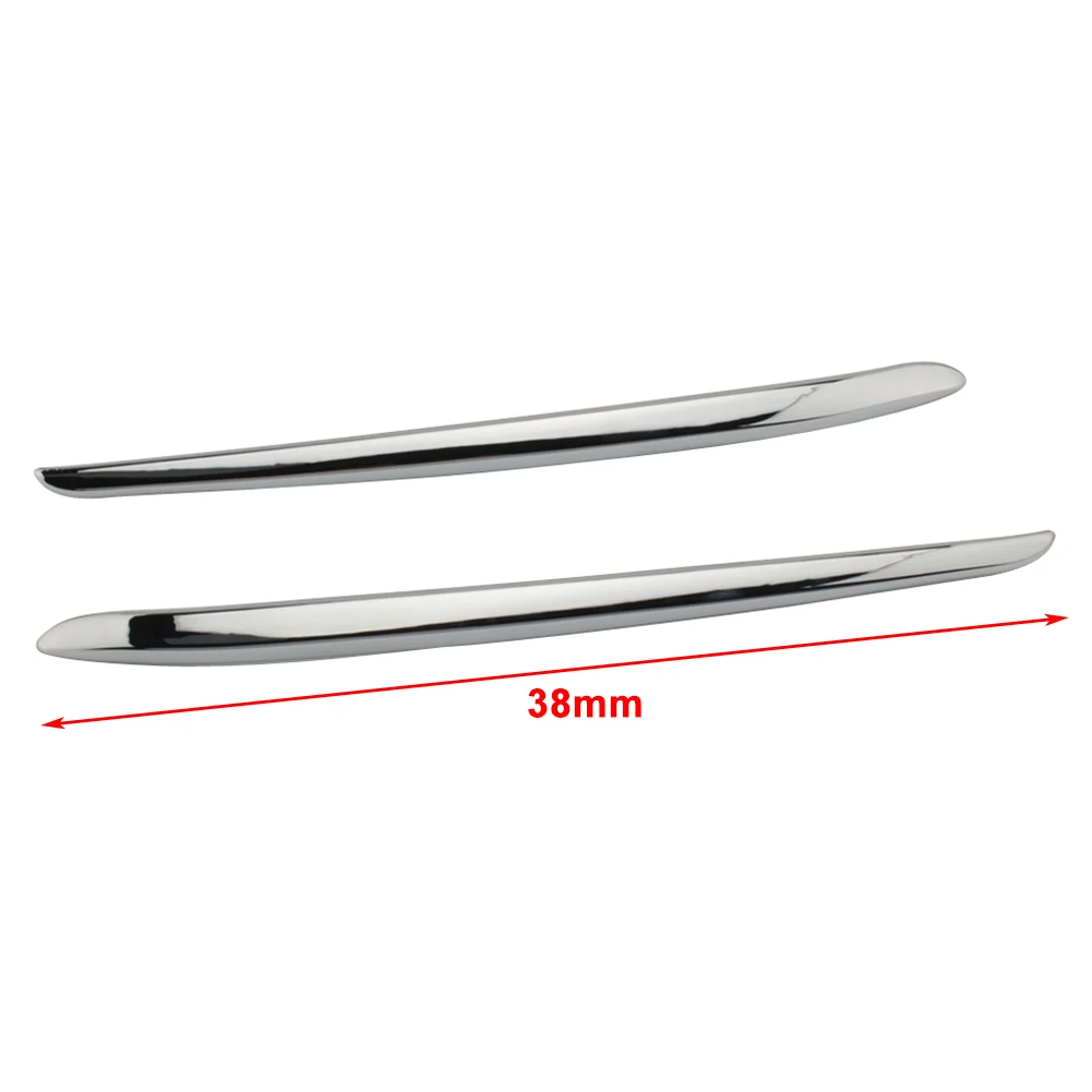 2Pcs  Side Box Trim Strip Side Panel Storage Box Plating Trim Strip Decorative For BMW K1600GTL 2011- 2018