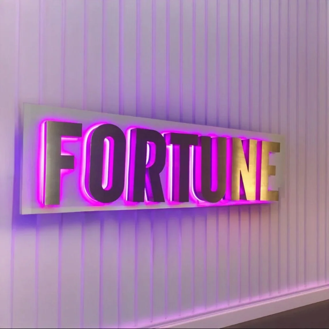 Custom Backlit Sign 3D Stainless Steel  Metal Signs Laser Cut Sign 3D Acrylic Business Logo Sign Bar Club Signage Outdoor Sign
