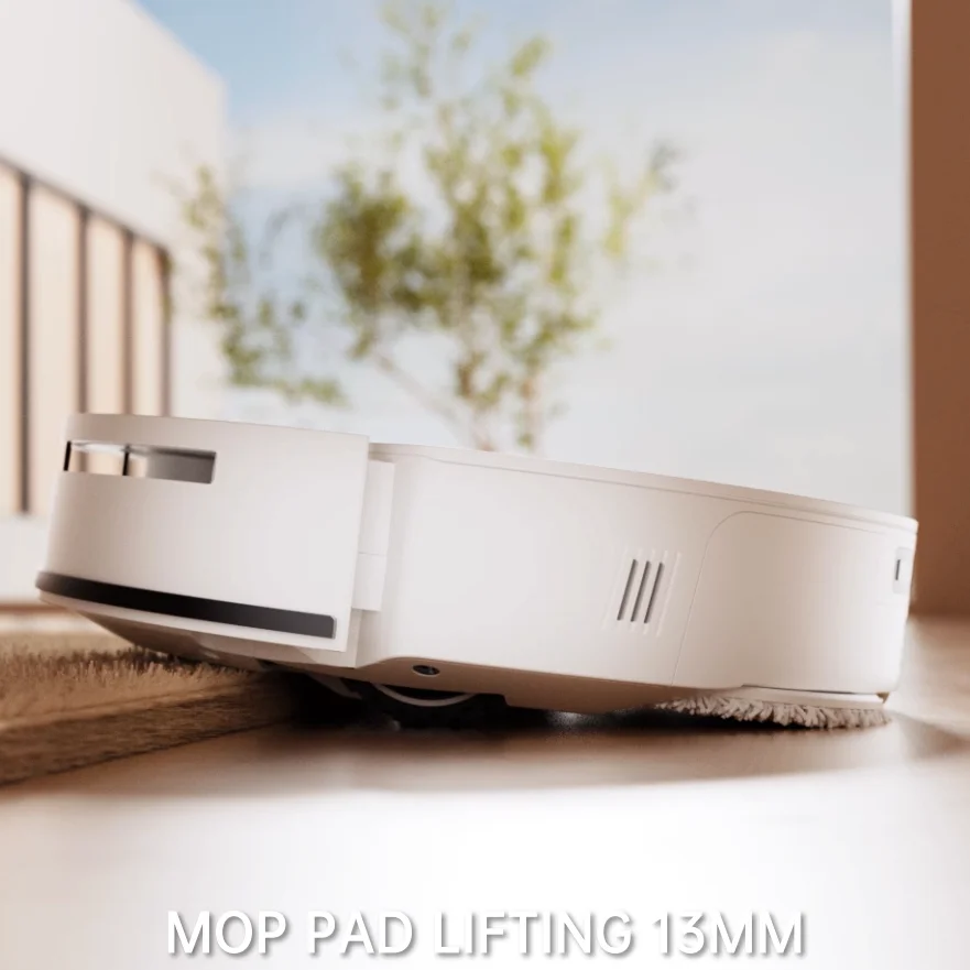 Fully Automatic Self-Cleaning Robot Mop Vacuum Cleaner Wet/Dry Sweeping Mopping Machine Household Car HEPA Filter EU Plastic