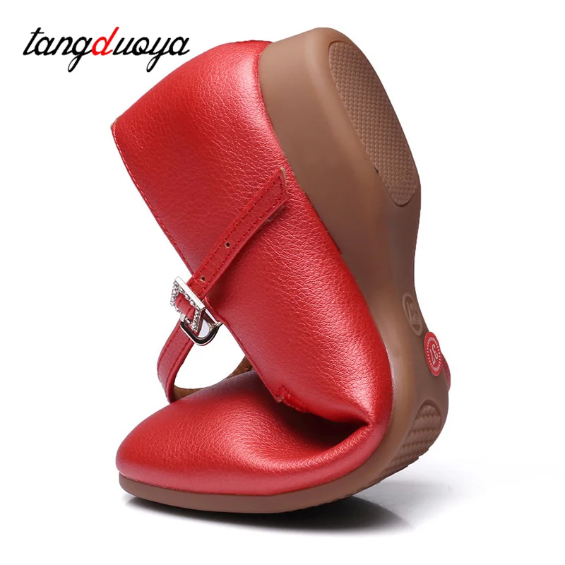 Chaussures de danse de salon standard pour femmes, chaussures de salsa Parker fermées, semelle extérieure en caoutchouc souple, danse moderne, talon