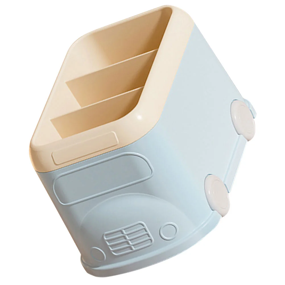 Pen Pencil Holder Cup Multifunctional Storage Box Desk Organizer Office Desktop