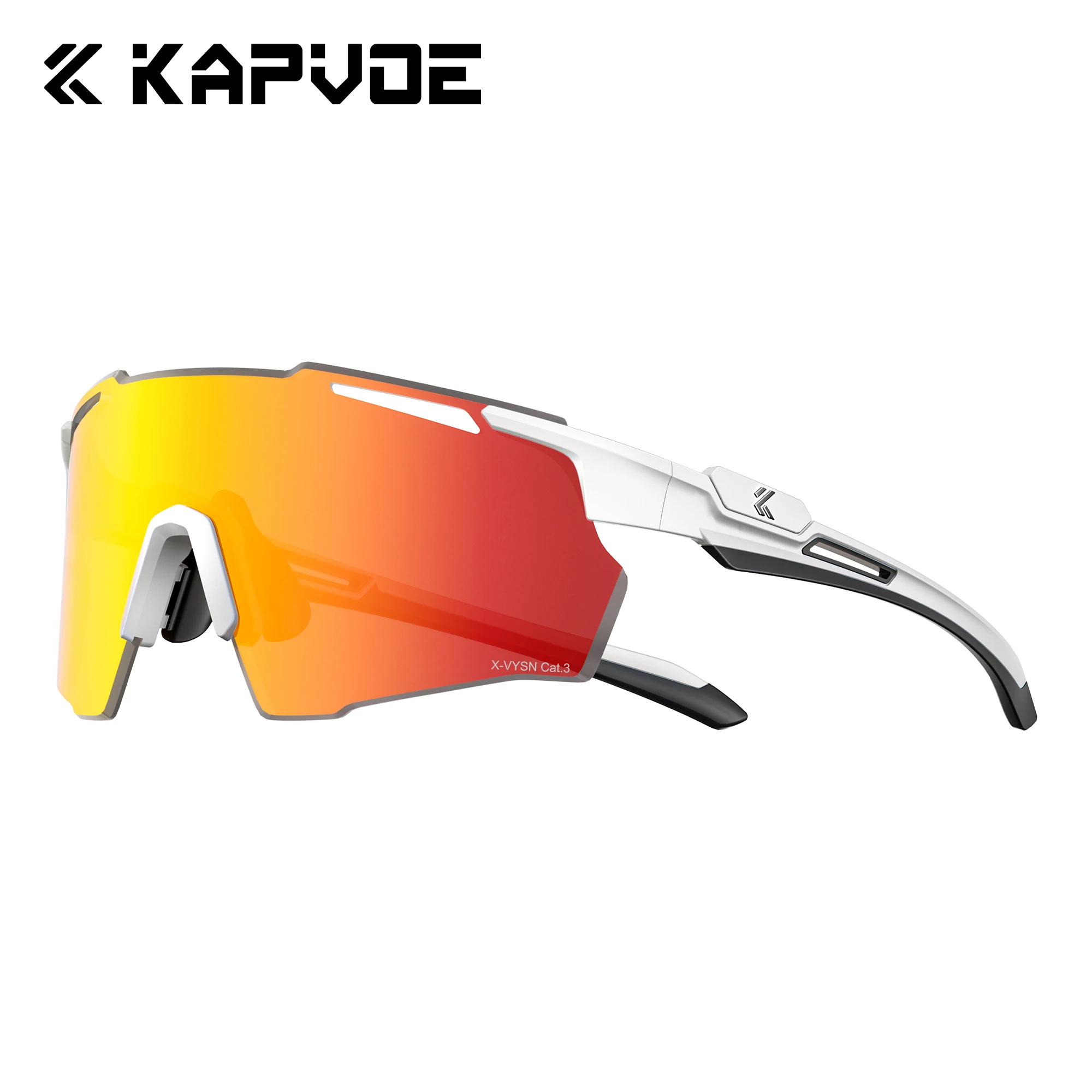 Kapvoe 2026 Cycling Sunglasses Fashion Bicycle Cycling Glasses Men Women Bike Goggles UV400 Eyewear Running Hiking Driving 2026