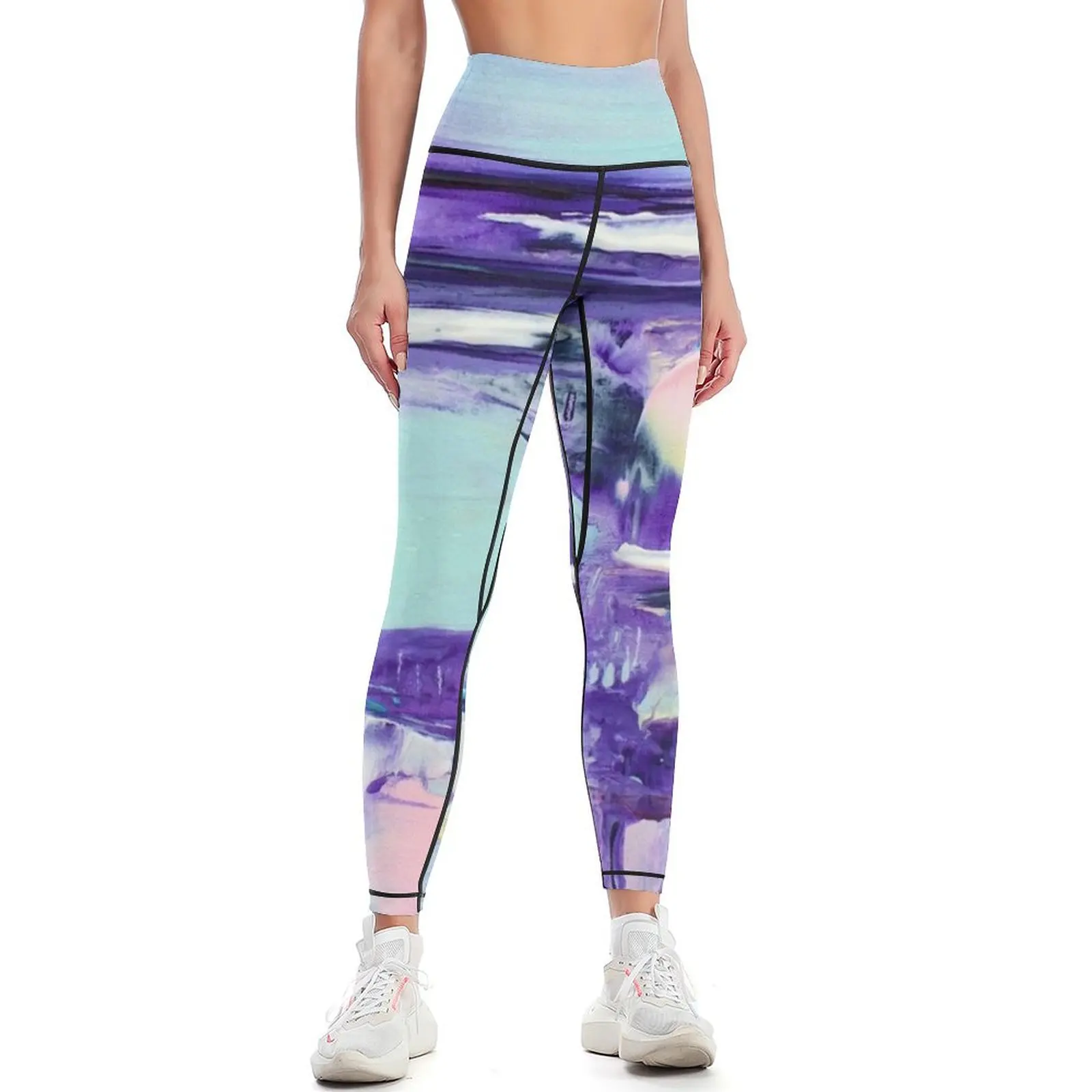 

Pastel Breeze 5 Leggings sport legging push up fitness workout shorts Womens Leggings