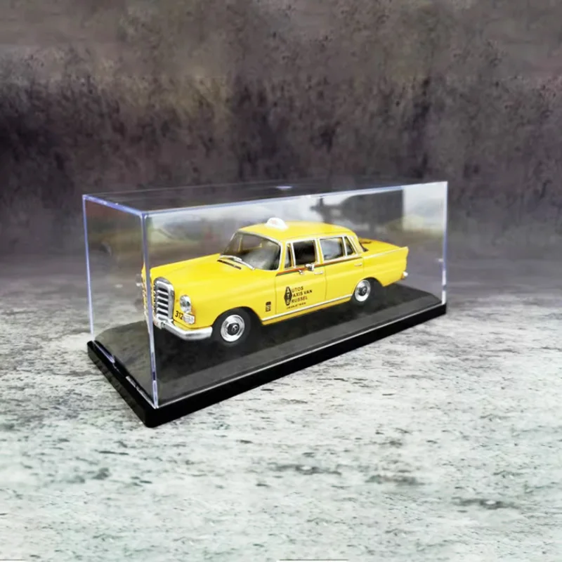 

1:43 Масштаб 200D Такси из сплава, винтажная модель автомобиля, литой под давлением готовый продукт, имитация игрушек, коллекция подарков, статическая модель, орнамент