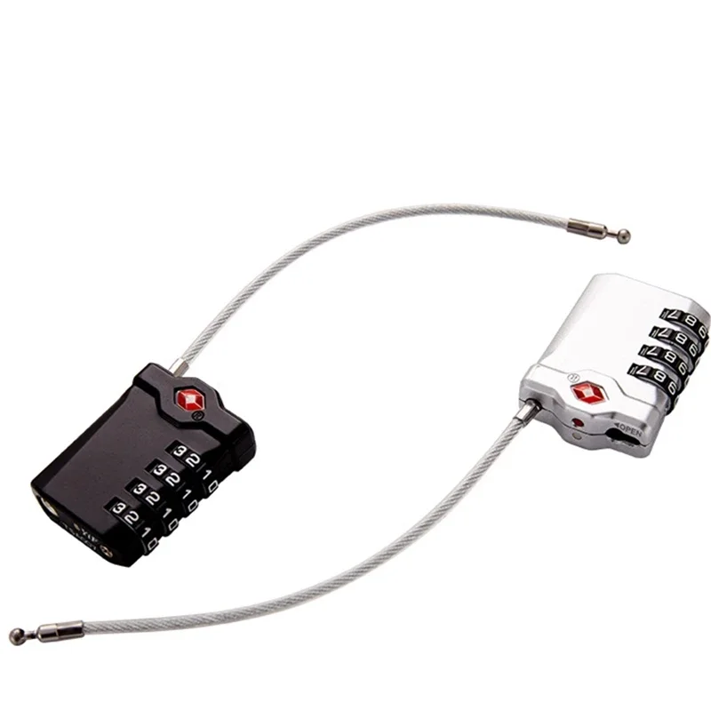 여행용 TSA 잠금 콤비네이션 잠금 장치, 수하물 가방 도난 방지 코드 자물쇠, 세관 암호 잠금 장치