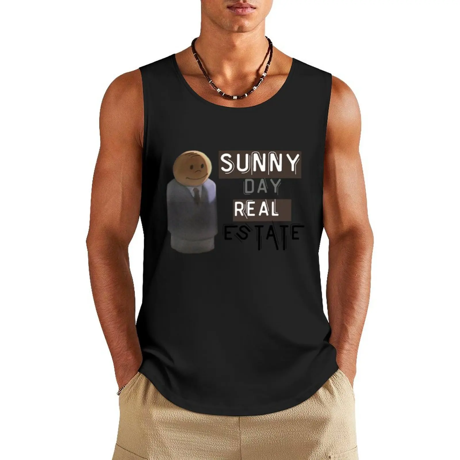 

sunny day real estate Tank Top cute tops t shirt Men's fitness t-shirt Vests
