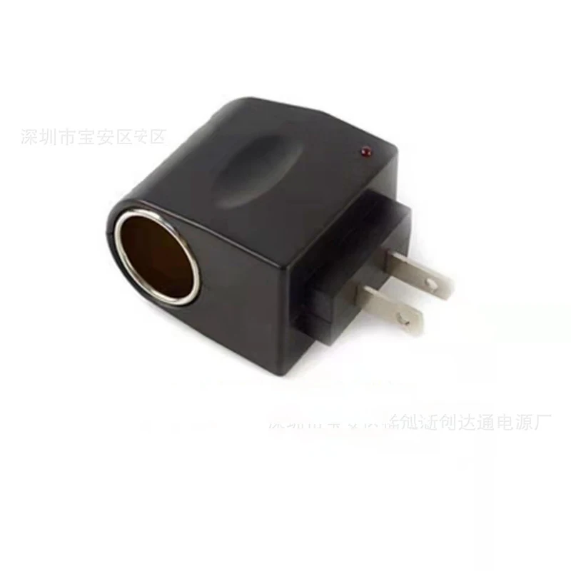 For Car Electronic Devices Use At Home AC Adapter With Car Socket  Auto Charger EU Plug 220V AC To 12V DC Use Car Accessories