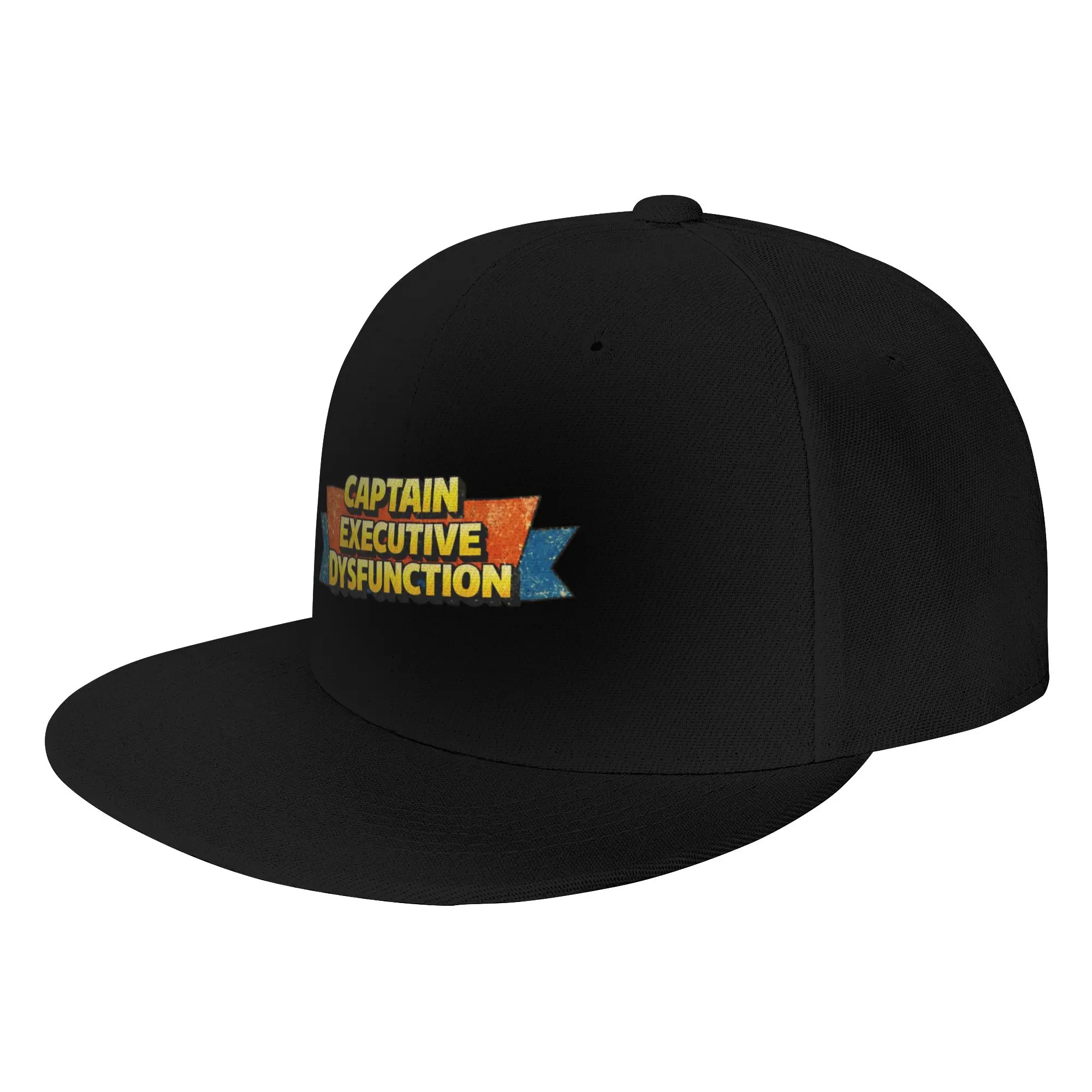 Fashion Captain Executive Dysfunction Flat Brim Sun Hat  Couples Going Out Cap