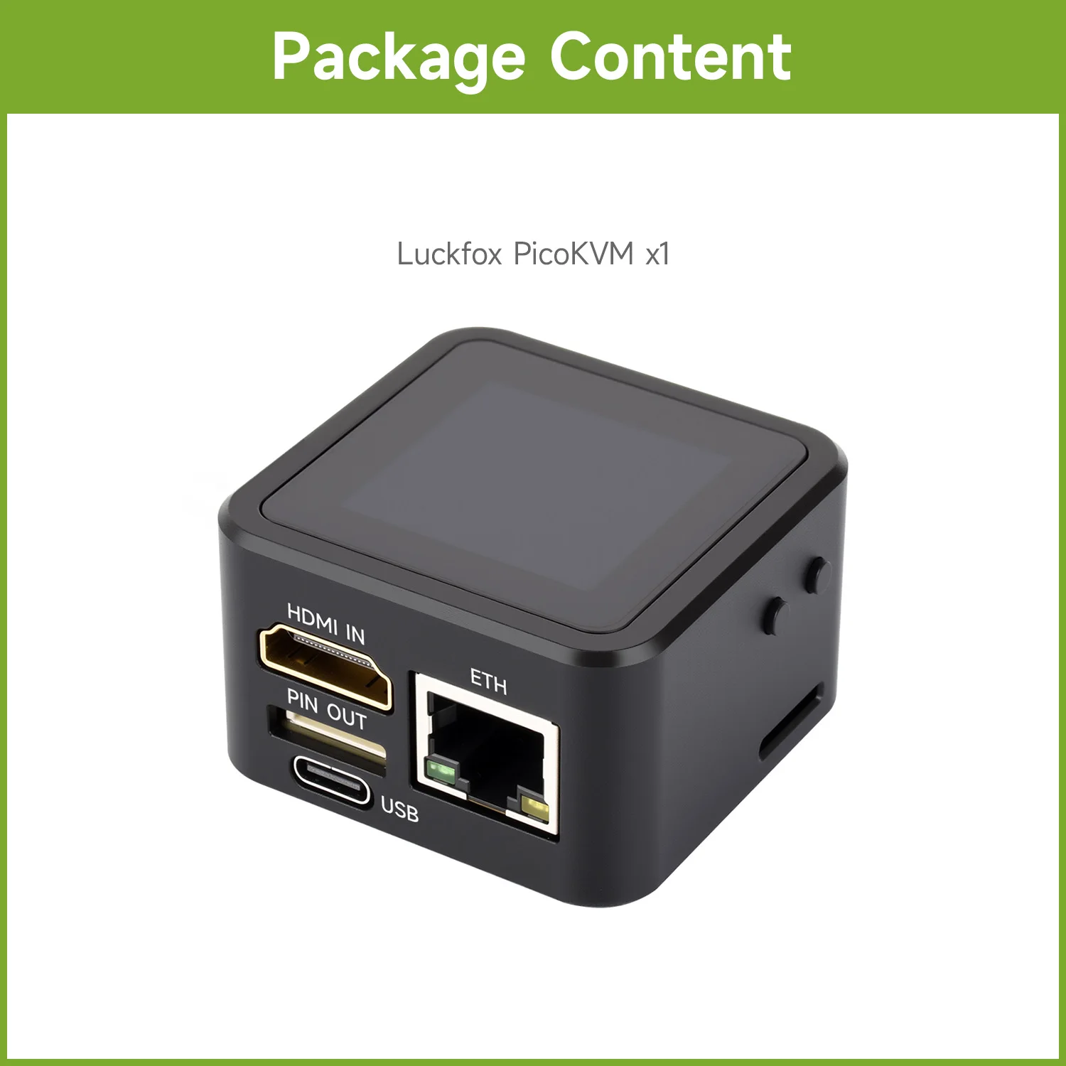 Waveshare Luckfox PicoKVM Lightweight IP KVM Remote Management Tool, Supports 1920 × 1080@60fps HDMI Video Input And HID Signal image 3