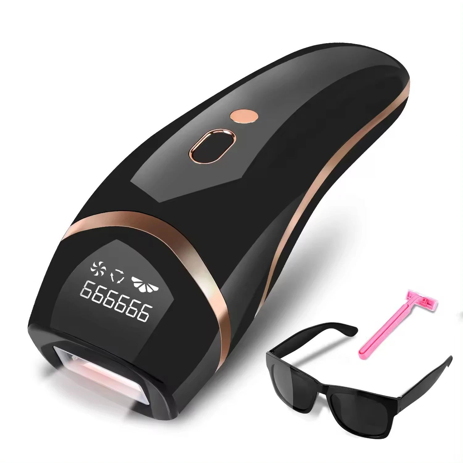 Home Use Permanently IPL Laser Hair Epilator Handheld Painless  Device With Ice Cool Technology