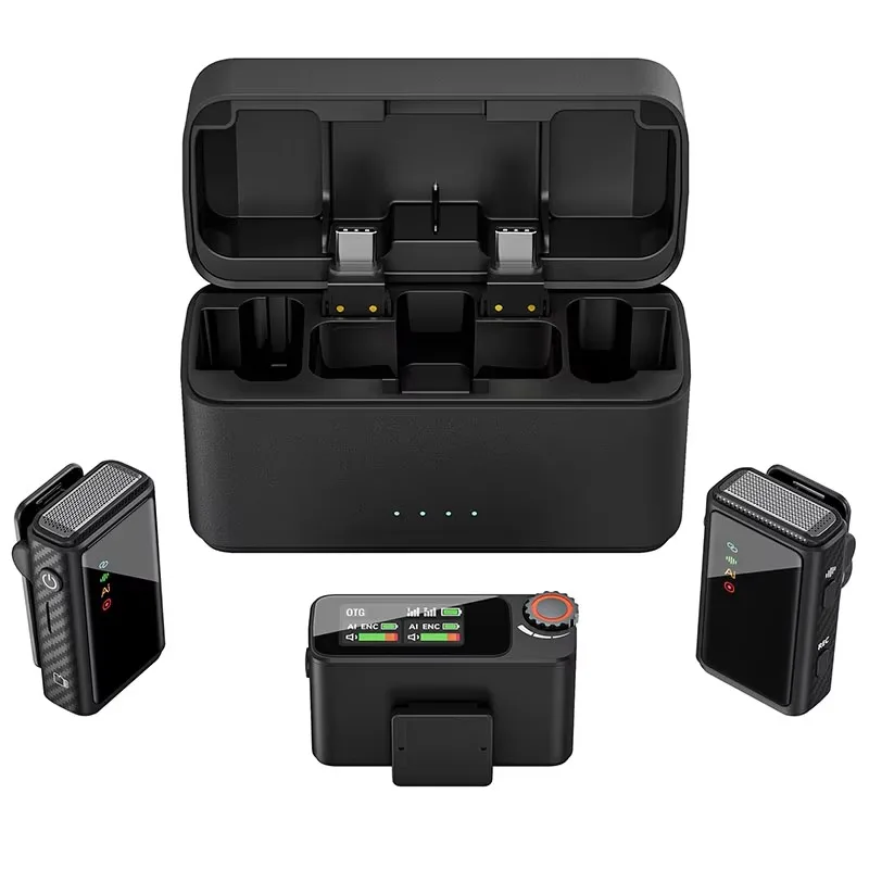 Noise Cancellation M15 Wireless Microphone with Intelligent Noise Cancellation