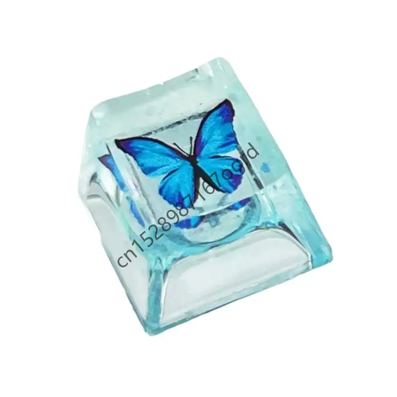 

Artistic Butterfly Resin Keycap OEM Height Mechanical Keyboards Customization Accessory 634A