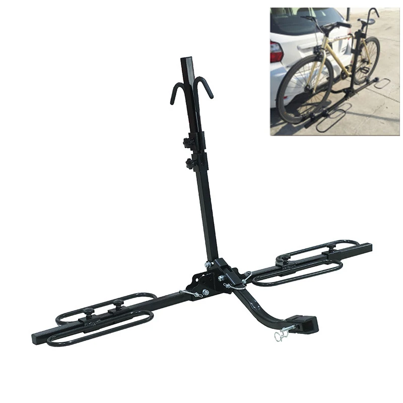 

Universal Car Mounted Bicycle Towing Frame Rear Mounted Foldable Portable Suspension Mountain Bike Trailer Bicycle Support