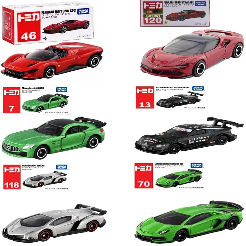 

Original TAKARA TOMY Tomica Roadster Series Premium Ferrari Nissan Toyota Mercedes AMG Diecast metal model voiture boys Toys