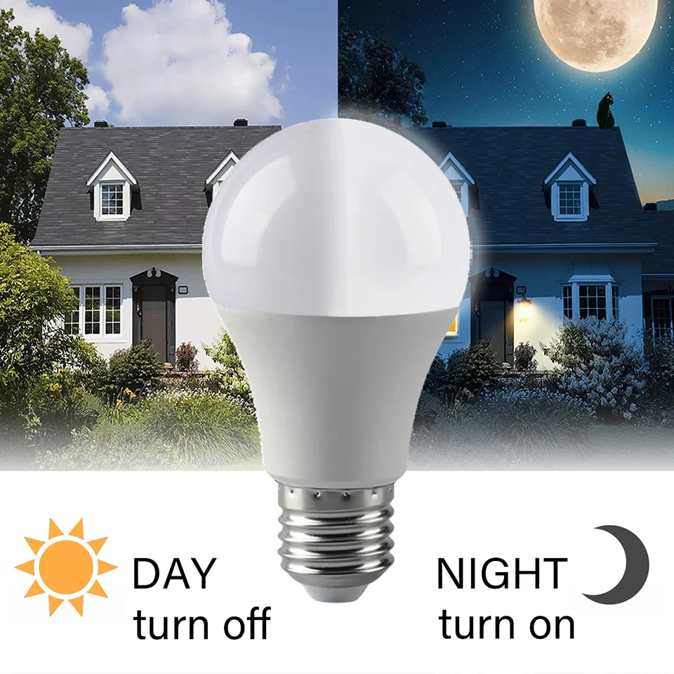 LED E27 Radar Sensitive Light Bulb 189-265V Energy Saving Smart Detection Motion Sensor Light  6W 9W 12W 15W 18W 20W Lampada LED