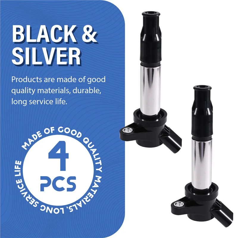 

Ignition Coil(4Pcs) For Dongfeng Fengon 350 360 330S 580 DFSK 1.5L Changhe K21 K22 GLEAGLE GX7 LEVC SX7 2.0L Model 28244734