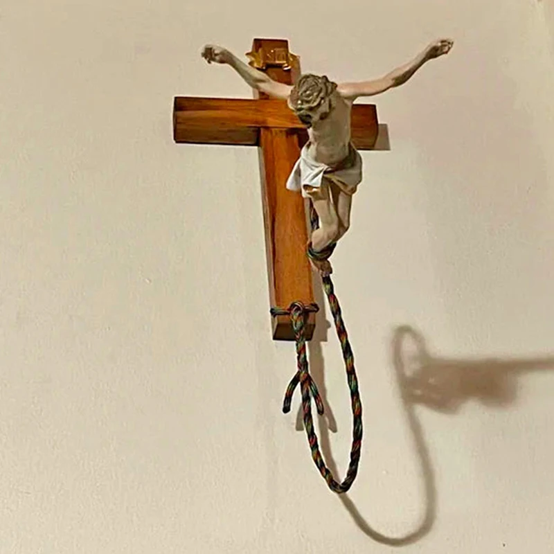 Bungee Jumping Jesus Easter Sfeer Decoratieve Ornamenten Religieuze Ambachten Ornamenten Geschenken Vakantie Opknoping Decoraties