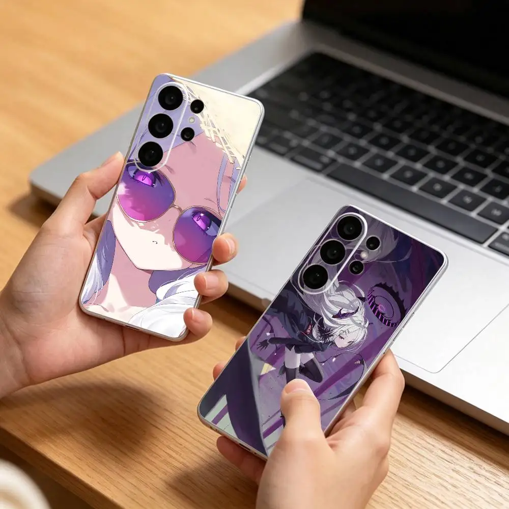 Game BA Demon Lord Hina  Clear Hard Phone Case For Samsung S25,24,23,22,21,10,9,Ultra,Plus,Lite Transparent Cover