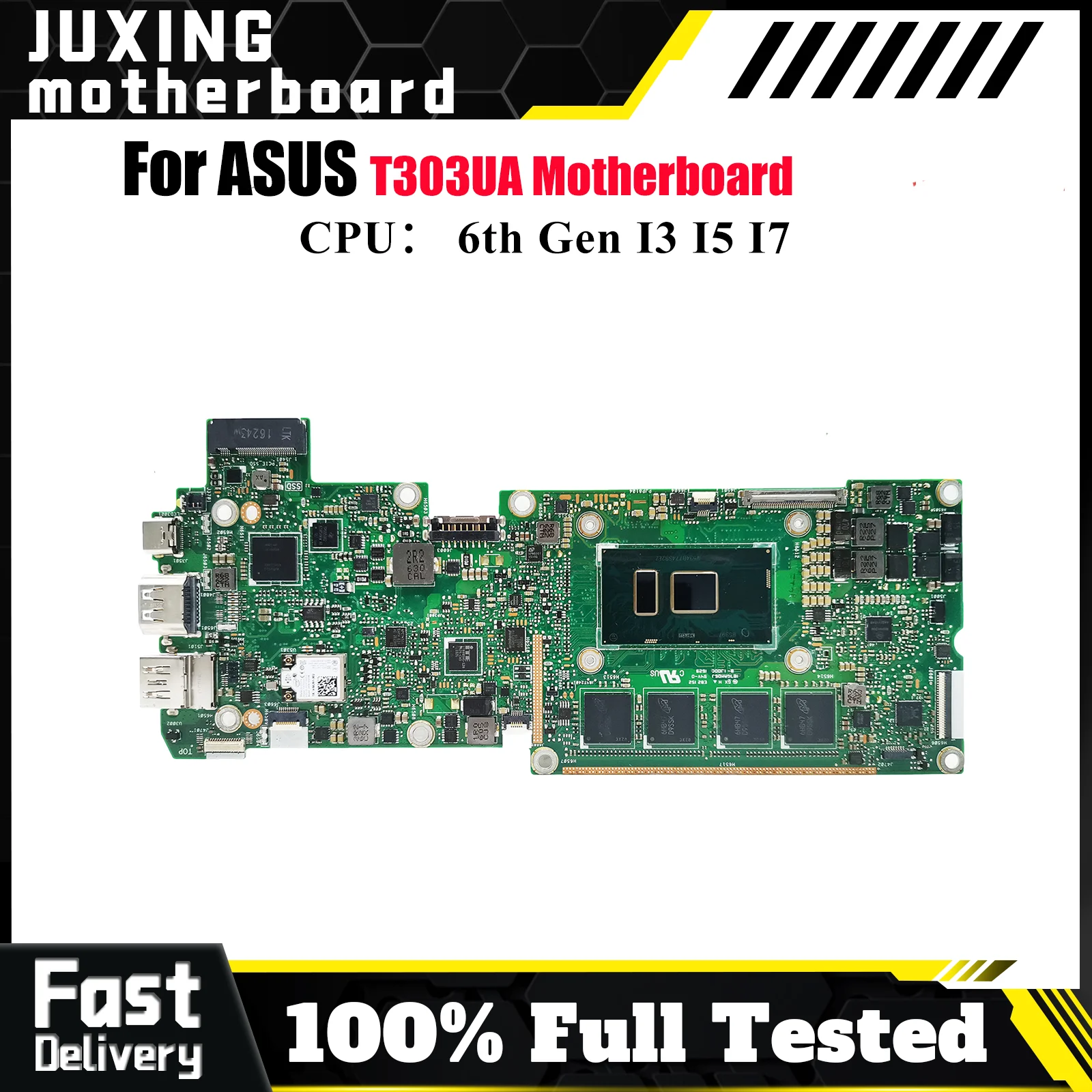 

T303UA Материнская плата для ноутбука ASUS Transformer T303UA T303U Материнская плата для ноутбука с процессором I3 I5 I7 100% тестирование ОК быстрая доставка stk