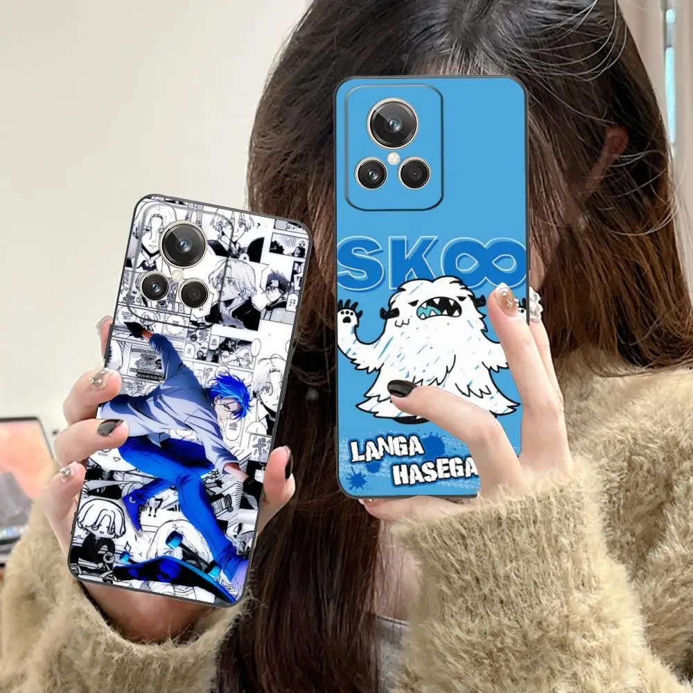 SK8 Infinity Langa Mobile Phone Case for Realme 15 14 13 12 11 10 9 Pro Plus T i Lite 5G Colorful Printing Cover Cover Luxury