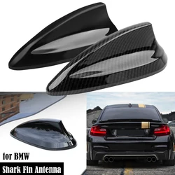 ABS Car Shark Fin Antenna Cover Trim For BMW F20 F21 F45 F46 F48 F49 F15 F16 F26 F85 F86 Radio Signal Base Sticker Carbon Fiber