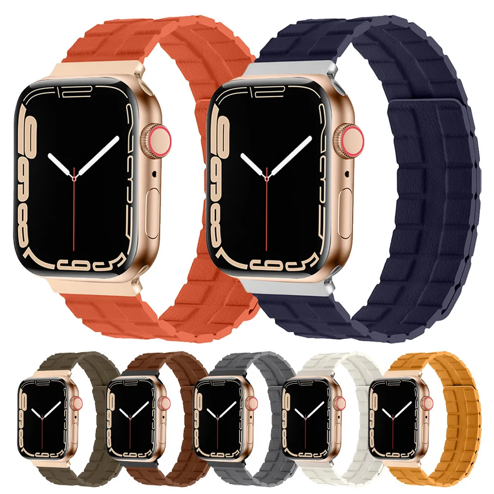 

Ремешок кожаный для IWatch 8 7 6 38 мм/40/41 мм 42 мм/44/45 мм/49 мм