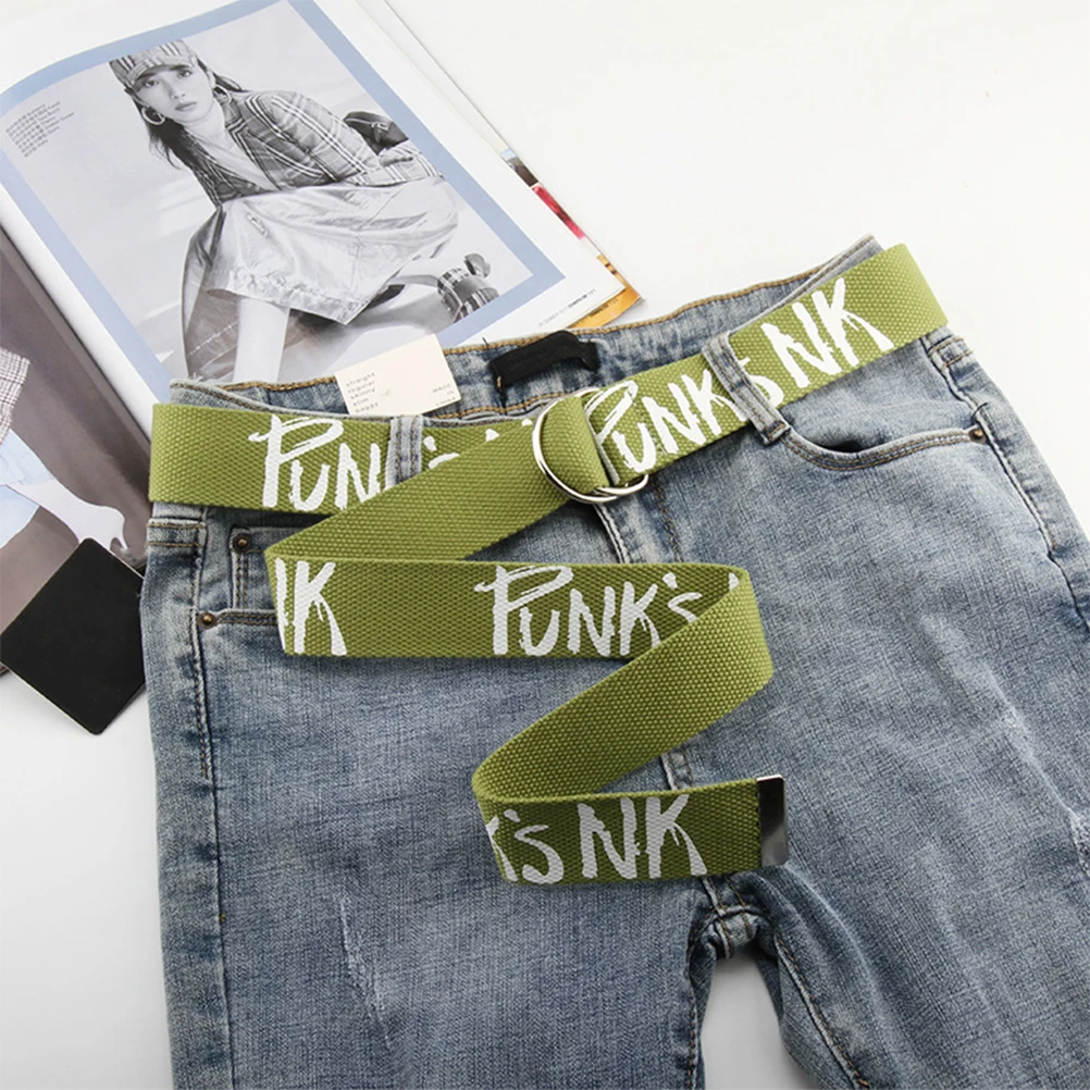 

3 Pcs Jeans Decorative Belt Ring Canvas for Women Waist Belts Mesh Web Double Miss