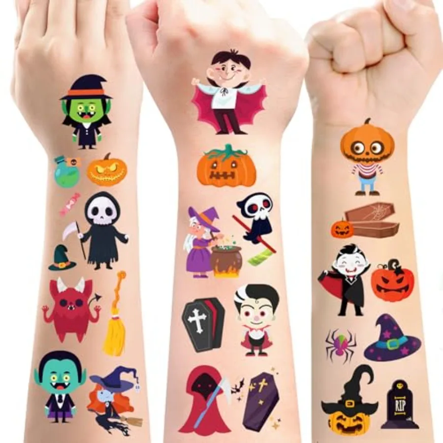 Limited-time special offer Halloween Temporary Tattoo for - 260+ Unique Halloween Trick or Treat Tattoos Stickers for Boys and