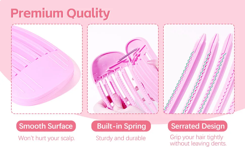 2PCS Hair Volume Clip for Fluffy Bangs, Easy High Crown Volume Comb for Women, Volumizing Hair Clips Instant No-Trace Hair Root
