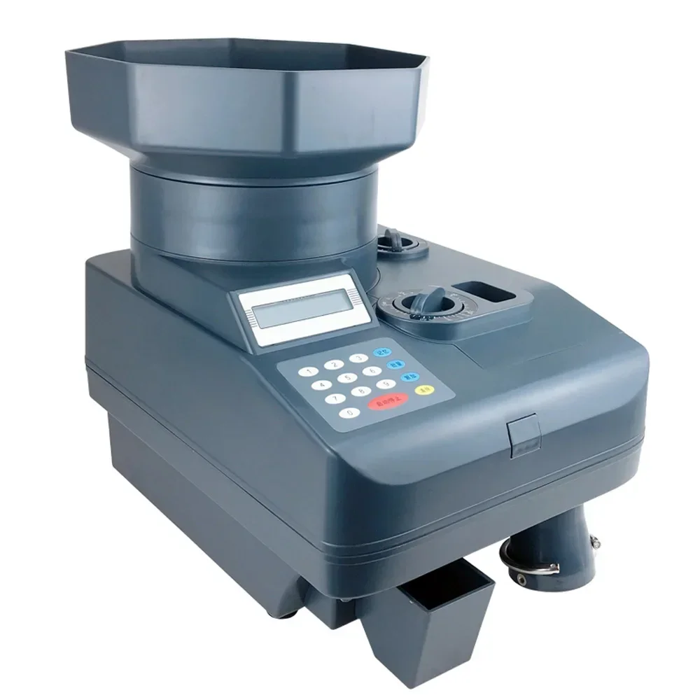 Coins Counter Multi-country Coin Counting Machine Game Currency Electronic Coin Sorting Machine Bank