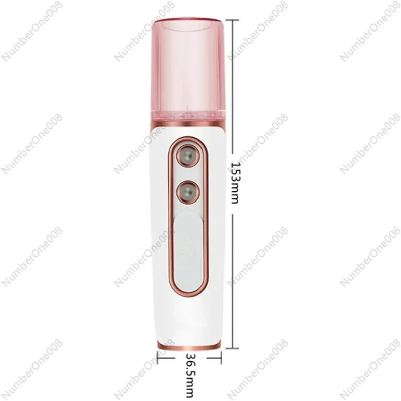 Dubbele Gat Spray Draagbare Usb Opladen Gezichts Hydraterende Schoonheid Mini Koude Spray Luchtbevochtiger