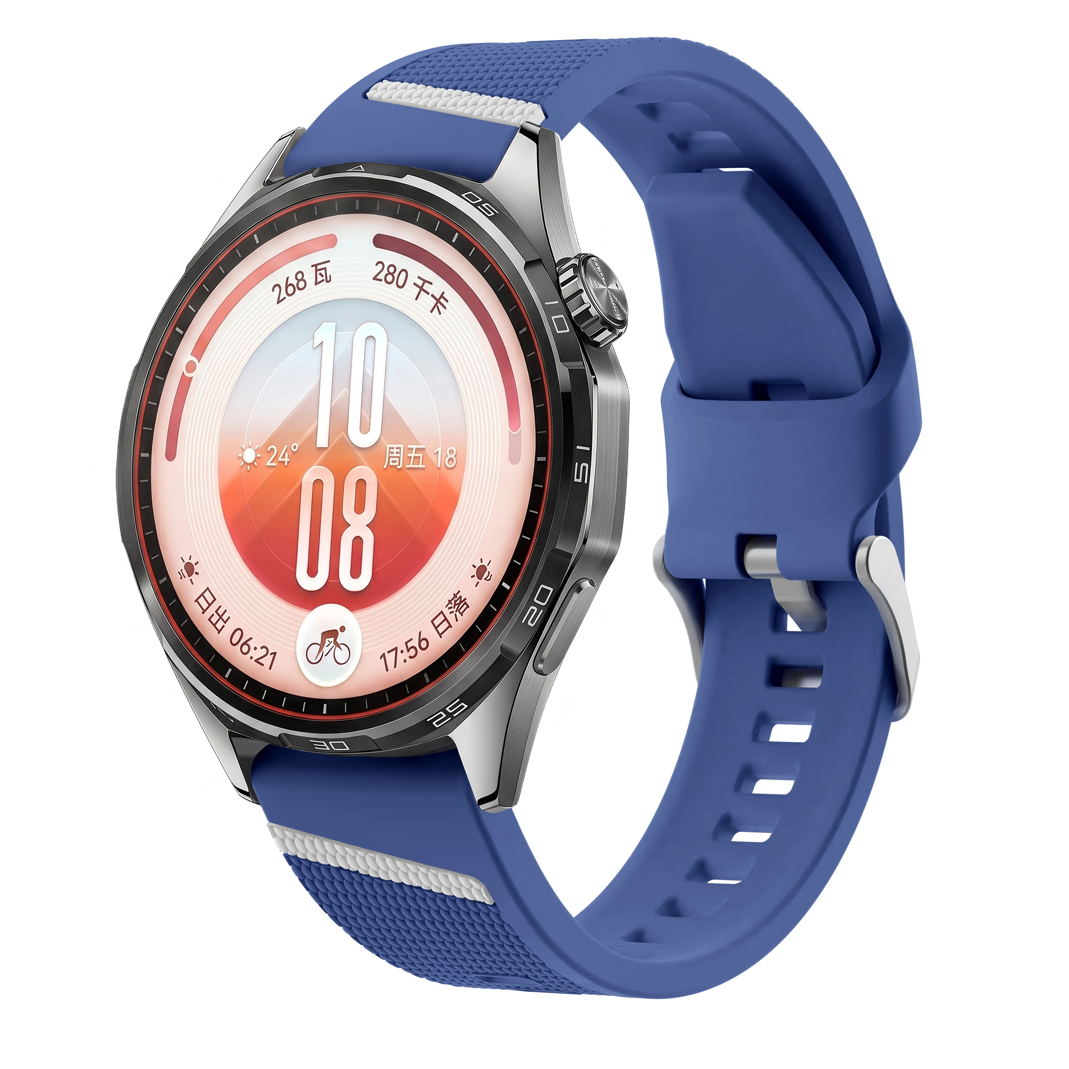 Original 1:1 Silikonarmband für Huawei Watch GT 7 6 5 4 Pro 46mm Sportarmband Correa HUAWEI Watch GT Runner 2 22mm Uhrenarmband – Detail 6
