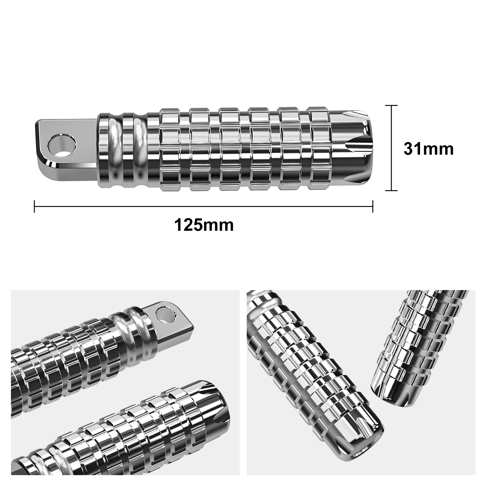 Beifahrerfußraste für Harley Sportster 883 XL883R Sportster 1200 XL1200C Iron 883 XL883N 2014–2020 Iron 1200 XL1200NS 2018–2021 – Detail 19