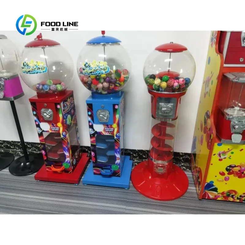 Customized 110 CM Hot Seller Sprial Vending Machine GumBall Capsule Toy Candy Dispenser Automaat Schuifdeur Vending Machine
