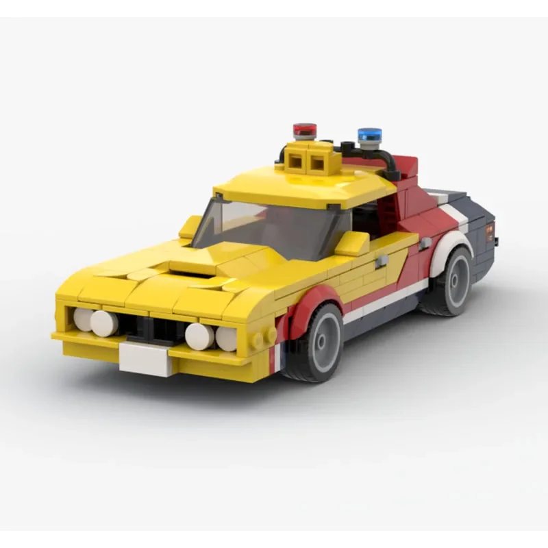 Building Block MOC-141550 Movie Car Interceptor Car Assembly Model 329PCS Boys Puzzle Education Birthday Christmas Toy Gift