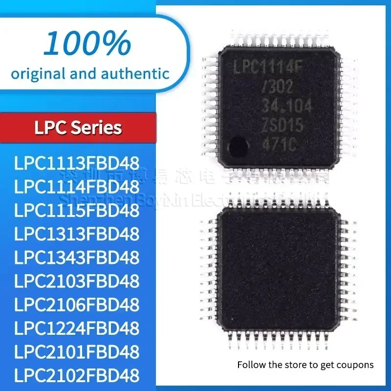 

1PCS NEW LPC2104FBD48 LPC2102FBD48 LPC1224FBD48 LPC2106FBD48 LPC2103FBD48 LPC2101FBD48 LPC1115FBD48 LPC1114FBD48 LPC1113FBD48