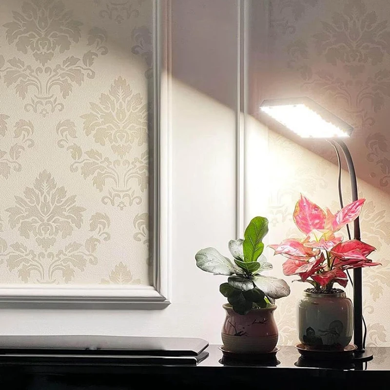 1 Piece Desk Grow Lights For Indoor Plants UV-IR Full Spectrum Plant Growing Lamp Height Adjustable