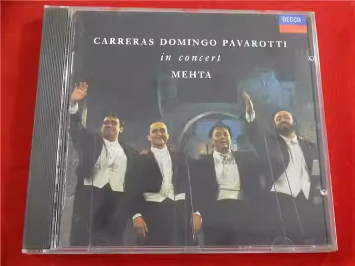 

CD Classic Classical Vocal Album Carreras Domingo Pavarotti Music CD in Concert Music Record Cosplay Soundtracks Box Gift