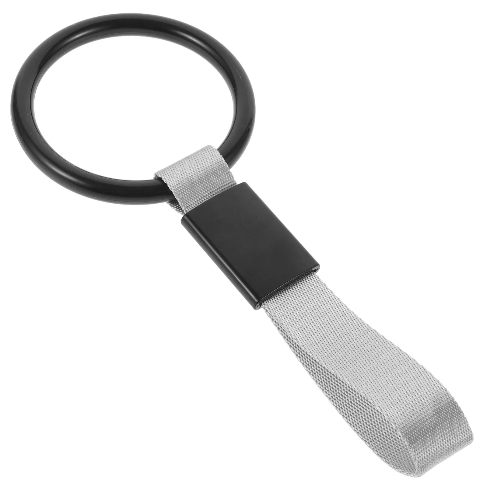 Car Handle Warning Strap Round Shaped Ring Anti-Static Bumper Decor Suv Bus Exterior Interior Safety Accessory