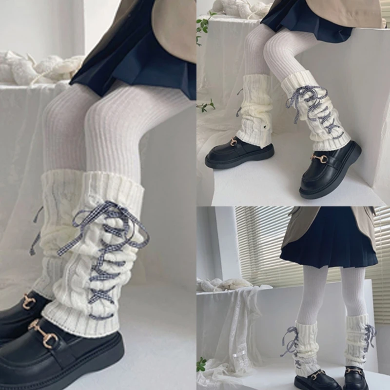 Girls Spring Leg Warmers Dress Knee High Socks Toddler School Activity Leggings