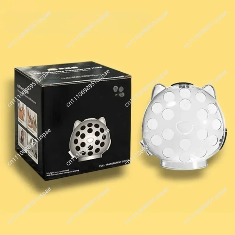 Cat Head Cover Portable Transparent Prevent Biting and Scratching Breathable Safety Travel Cat Carrier Bag Cats Pet Products