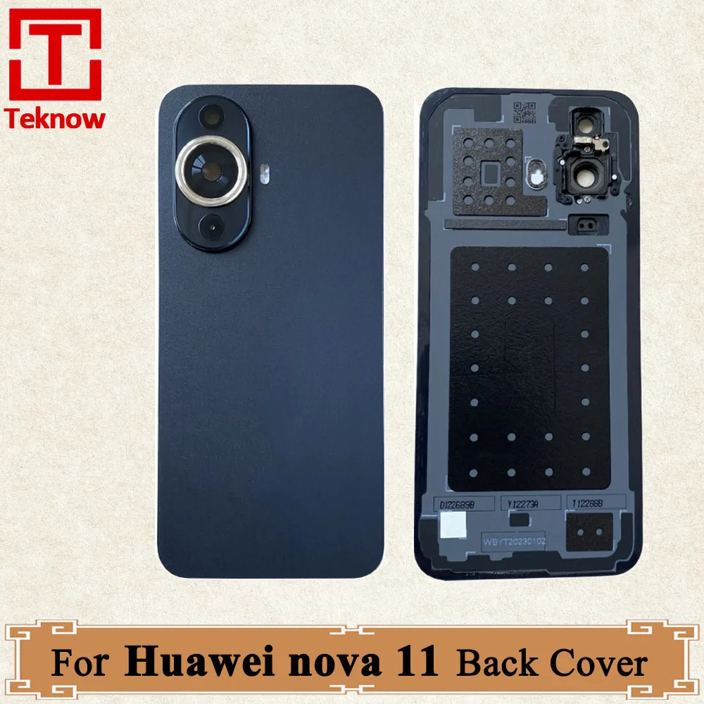 

Original Battery Cover For Huawei nova 11 Back Cover FOA-AL00 FOA-LX9 Back Glass Rear Door Housing Case Replacement Part