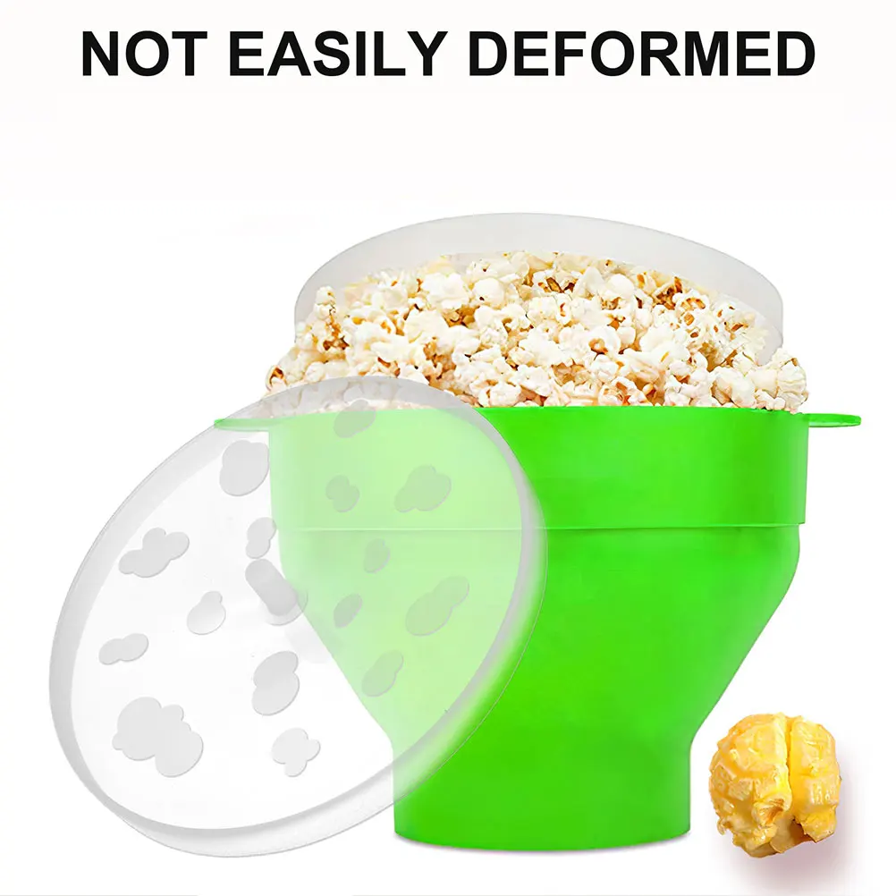 

2pcs Popcorn Bowl Lids, Transparent Plastic Microwave Popcorn Bucket Lid Container Part Foldable Popcorn Bowl Cover Accessories