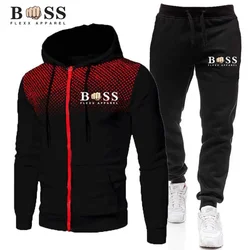 New Fashion Tracksuit For Men Hoodie Fitness Gym Clothing Men Running Set Sportswear Jogger Men'S Tracksuit Winter Suit Sports