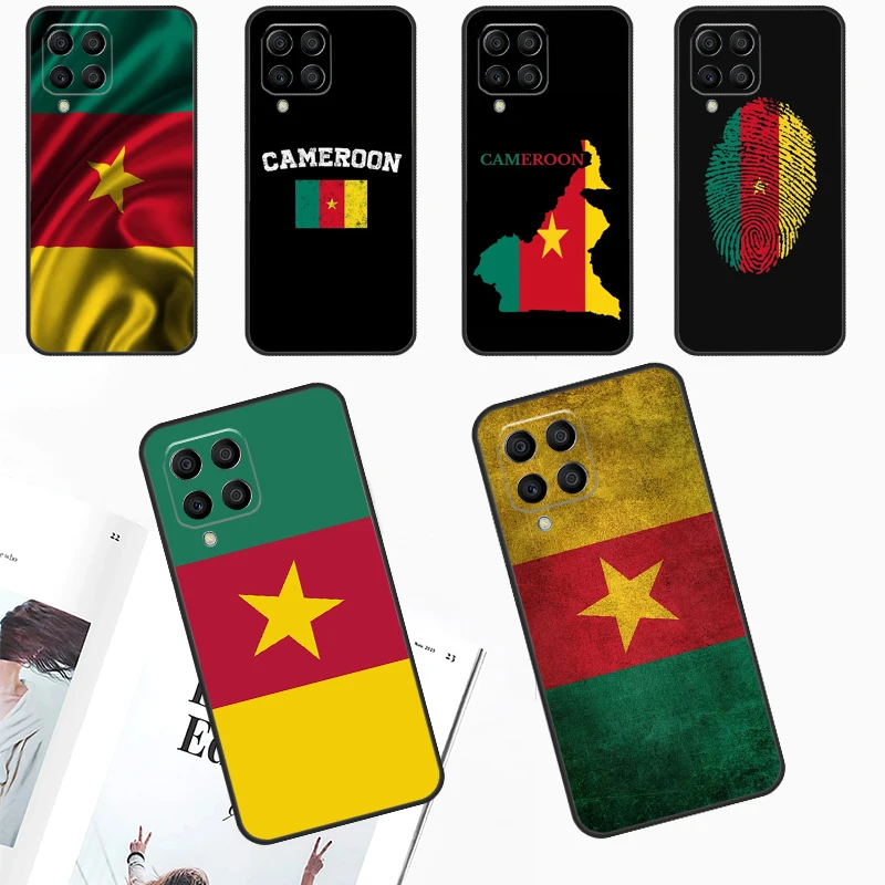 Republic of Cameroon Flag Case For Samsung Galaxy M12 M32 M52 M55 M13 M33 M53 M14 M34 M54 M20 M30s M31s M51 M31 M21