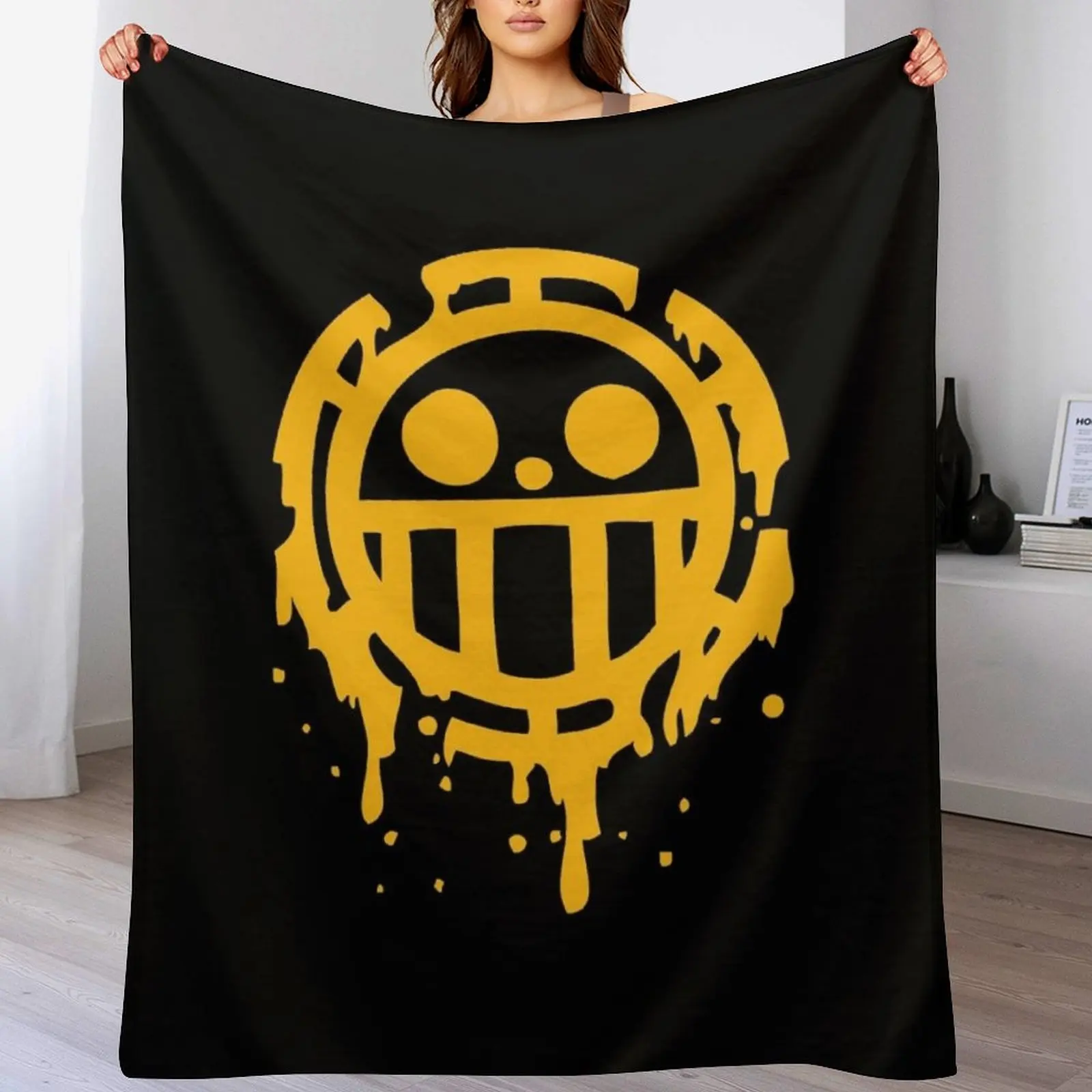 Vintage Retro Trafalgar Law Gifts Best Men Throw Blanket Moving for sofa Kid'S Custom Blankets